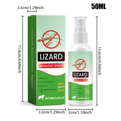 Repellents for House Gecko Spray 50ml Natural Lizard Repellents Powerful Reptile Deterrents Pet Safe Repel Repeller for Ants