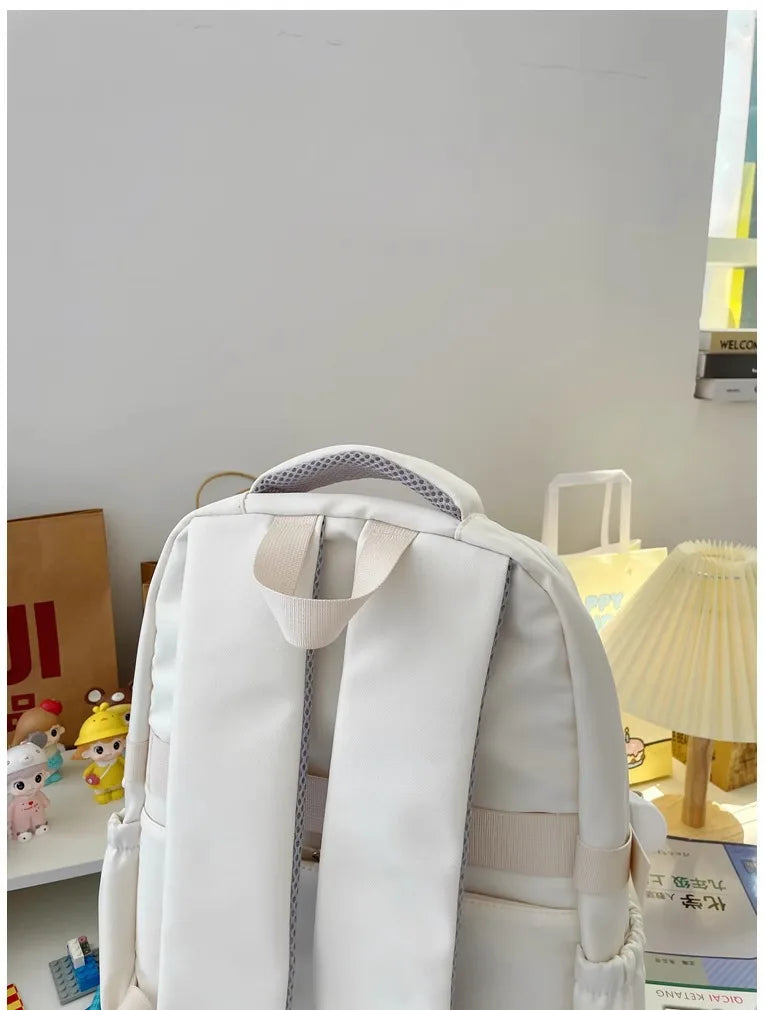Japanese style Junior High School Large Capacity Backpack High School Student school bags Simple and Versatile Laptop Backpacks
