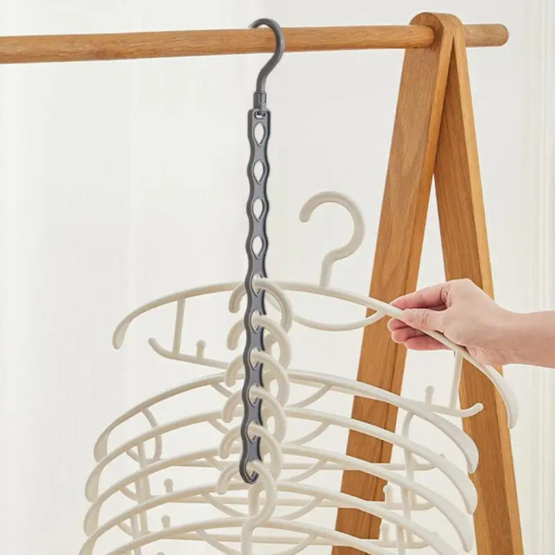 Closet Organizers For Clothes Closet Coats Organizers Hangers Vertical 10-Hole Design Space Saving Heavy Duty Closet Clothes