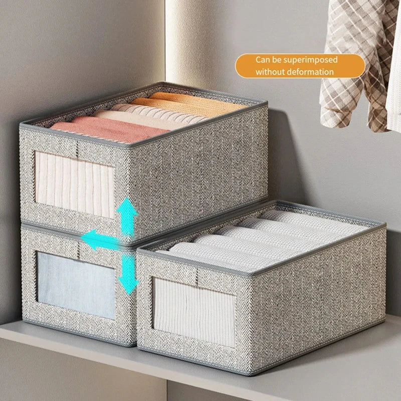 Wardrobe Storage Organizers Underwear Socks Bra Storage Box Clothes Storage Box Drawer Closet Divider Organizers