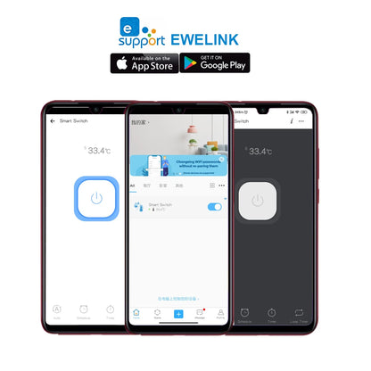 WiFi Smart Temperature Switch Ewelink Controller 2000W Intelligent Thermostat With Energy Consumption Monitor Work With Alexa