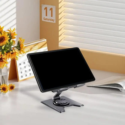 Tablet Holder Rotatable Hollow Tablet Stand Laptop Holder Tablet Mount Tablets Mount Bracket Stable & Foldable For Offices