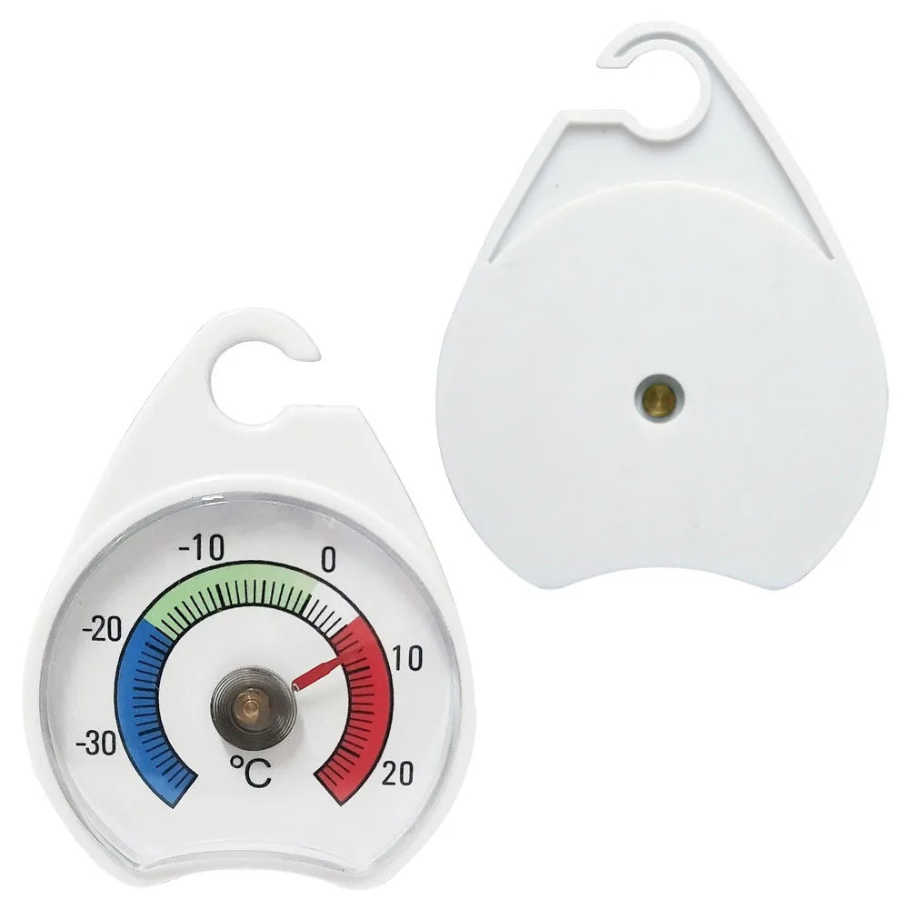 Type -30 to 20°C Rrigerator Freezer Pointer Thermometer Fridge Refrigeration Temperature Gauge with Hook Home Temp Stand