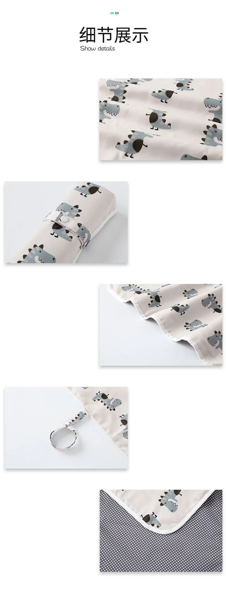 HappyFlute 35*60CM Washable Baby Diaper Changing Mat Soft 100%Polyester Portable Changing Pad Waterproof Cover Mattress For Baby