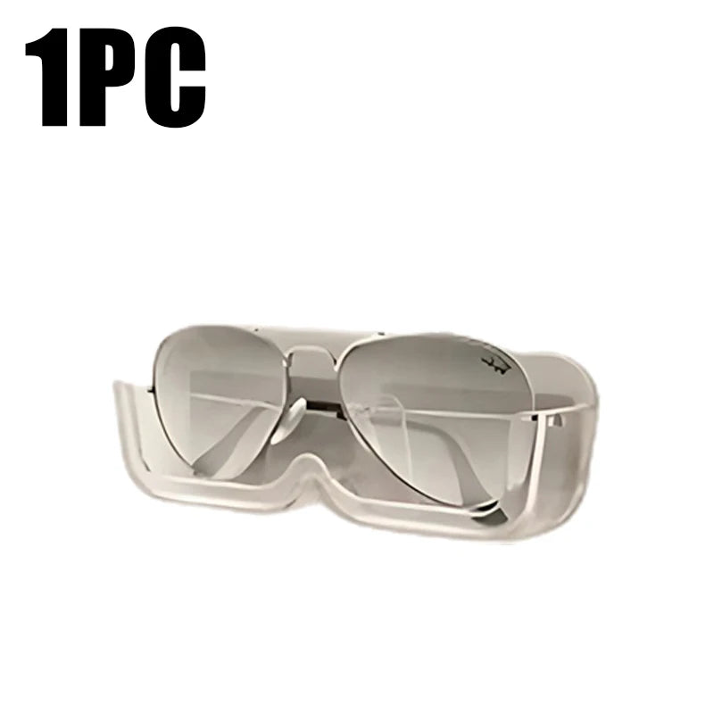 10PCS Eyeglasses Organizer Premium Sunglasses Display Case Wall Mounted No-Punch Sunglasses Organizer Home Organization