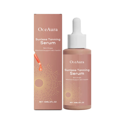 Herbal Sunless Tanning Essence Lasting Absorb Sunlight Natural Skin Sexy Protect Solarium Body Face Bronze Self Tanning Serums