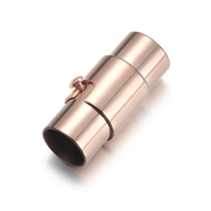 Stainless Steel 2-8mm Hole Strong Magnetic Clasp for Leather Cord with Safe Lock DIY Bracelet Jewelry Making Accessories