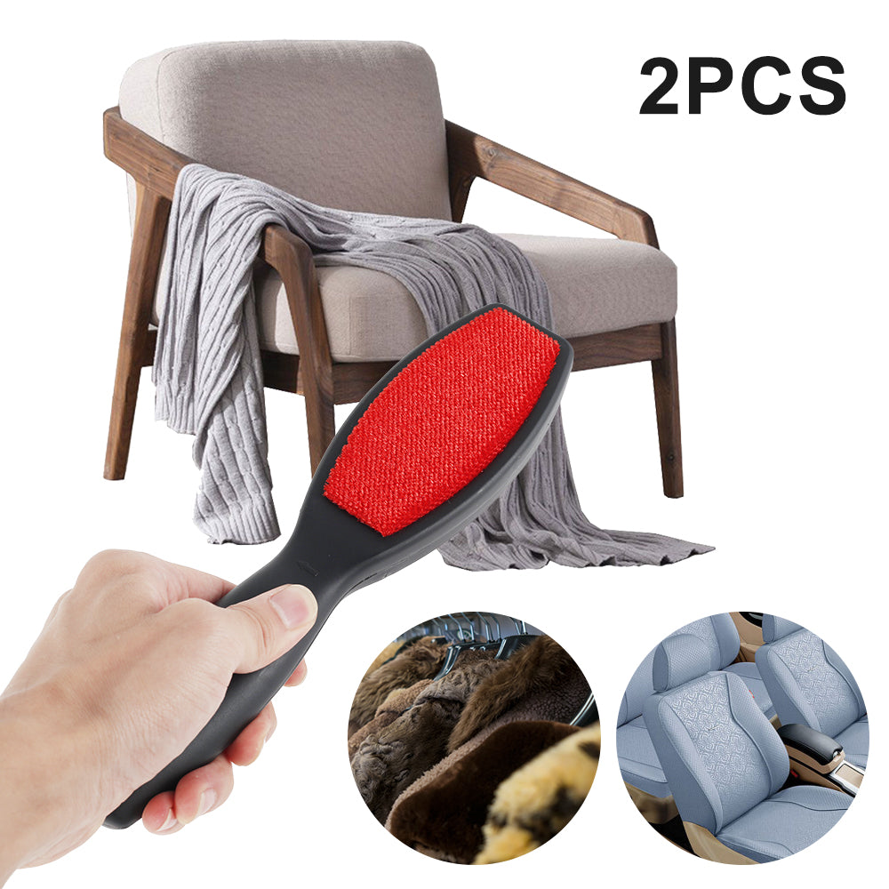 2PCS Cheapest Lint Remover 2 Sided Reusable Electrostatic Woolbrush Cat Pet Hair Remover Fabric Shaver Brush For Sofa Clothes