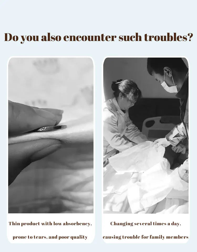 Disposable Under-pad older adult diapers for elderly Adult Diaper pad Large Size Incontinence care Elderly and patient nursing