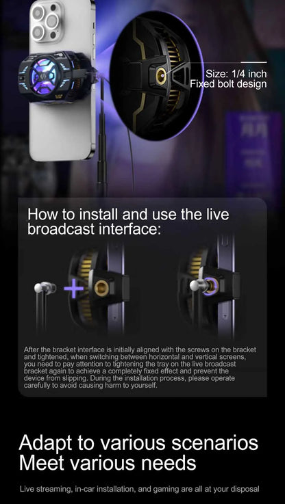 Original Black Shark Cooler 4 3 Pro 4Pro Smart FunCooler For xiaomi black shark nubia lenovo phone