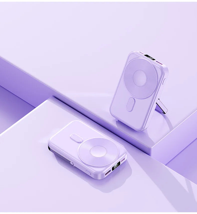 Portable 20000mAh Power Bank 22.5W Fast Charging Wireless Charging Station for iPhone & iWatch & Galaxy Watch for Phones Airpods