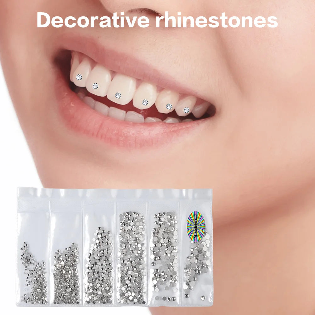 Dental Rhinestones Tooth Stones Teeth Jewelry Tooth Rhinestones Teeth Decoration Teeth Whitening