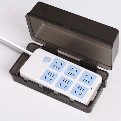 Plastic Cable Management Box Electrical Boxes Rain-Proof Weather Proof Plug Box Lead Cover for Protect Outlet, Plug, Socket