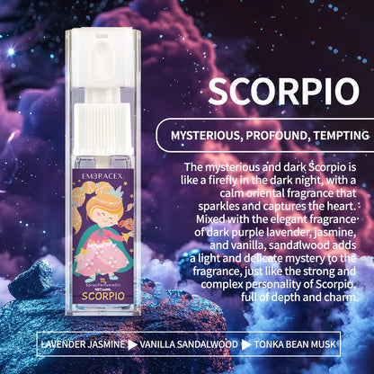 Zodiac 12 Constellation Perfume Spray Essential Oils Body Spray Fragrance Perfume For Women Parfum Gifts