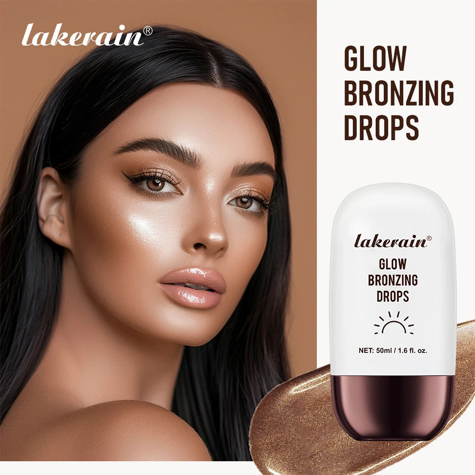 Glow Bronzing Drops Face Peptide Serums Liquid Bronzer Cream Hydrating Makeup For An Everyday Radiant Glow Summer Glow