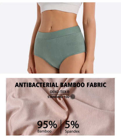 Menstrual Period Underwear High Waist Menstruation Panties Woman Abundant Flow Menstrual Cycle Absorbent Underwear Period Shorts