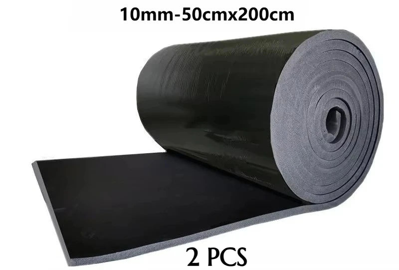 Self-adhesive Rubber Foam Roll Versatile Soundproofing Insulation Easy-Cut for DIY Ideal for Roofs Cars Noise Insulation Mats