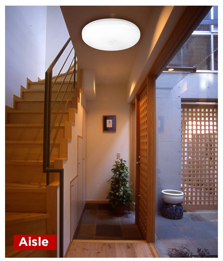 Smart Sensor LED Light Ceiling Lamp Modern Home Indoor Aisle LED Hanging Fixture Induction Lighting Living Room Luminaire Lamps