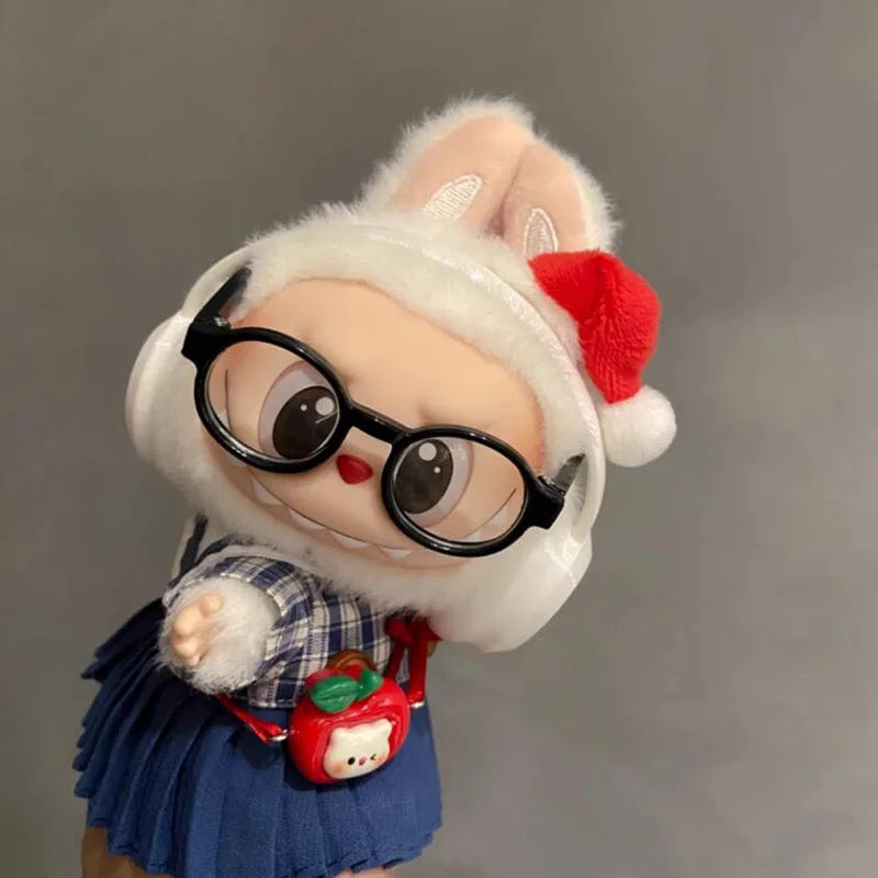 wholesale Labubu Sitting Party Headband Plush Doll Accessories Kawaii Hair Band Adorable Toy Decoration Gift Labubu2 Clothes