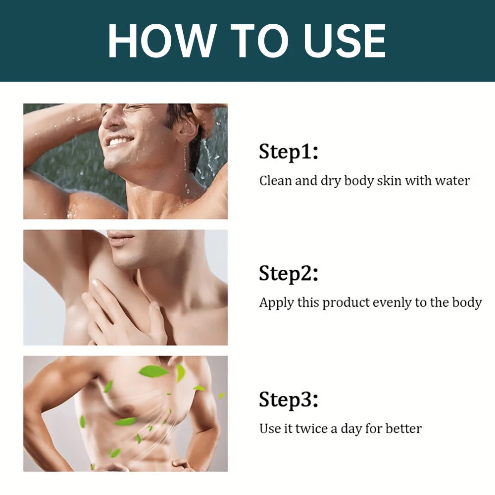 Men's Deodorizer Stick with 72 Hour Odor Control Removing Odor Increasing Favorability Refreshing Aroma Skincare Products