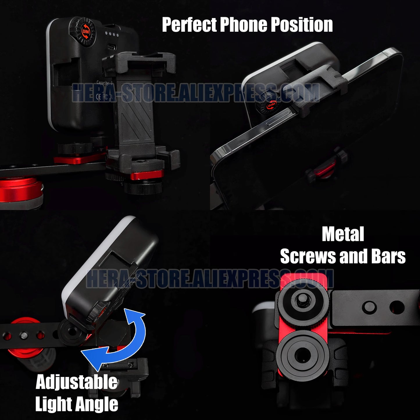 Dental Photo LED Light. Dental Photography Light. Macro, Polarizer, Intraoral, Denture Photo With Phone Lamp For Dentistry