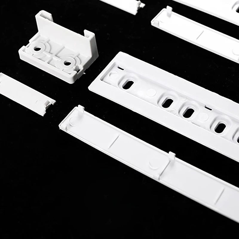 1 Set Embedded Refrigerator Slide Rail For Fridge Door Slide Rail Mounting Kit Refrigerator Door Sliding Guide Moving Slide