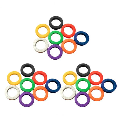Key Identification Accessories Colorful Key Covers 32-pack Colorful Plastic Key Covers House Key Soft Rubber Key Toppers