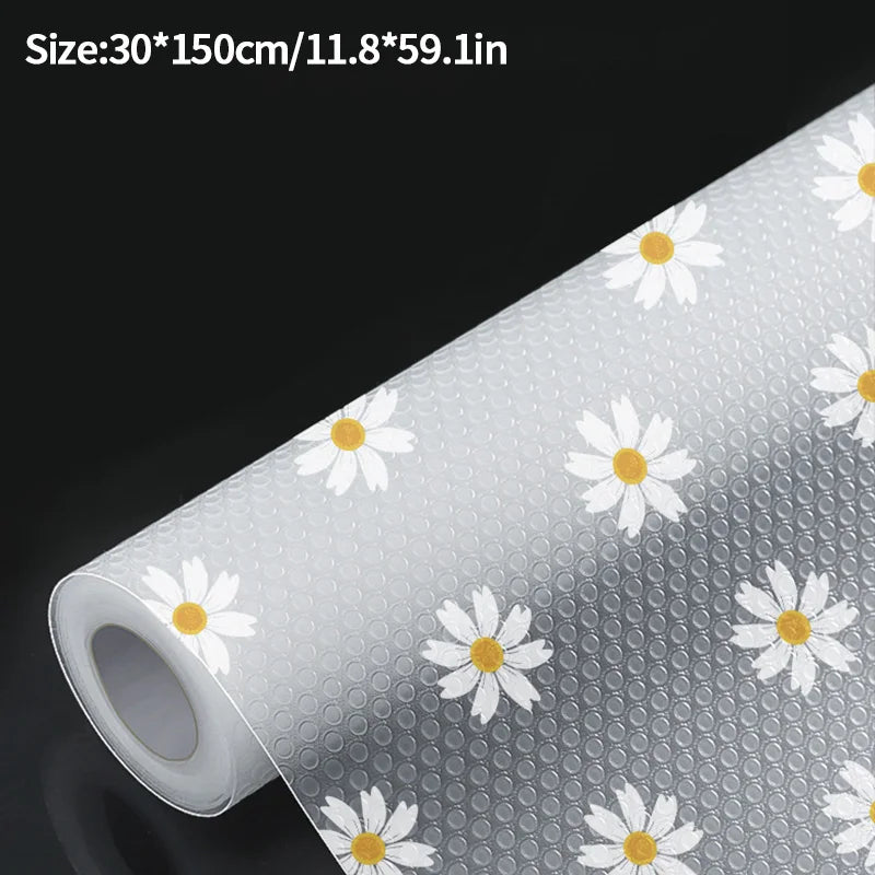 Reusable Shelf Liners Dustproof Pads EVA Cabinet Mat Dustproof and Non-slip Drawer Mat Waterproof Moisture-proof Drawer Mats