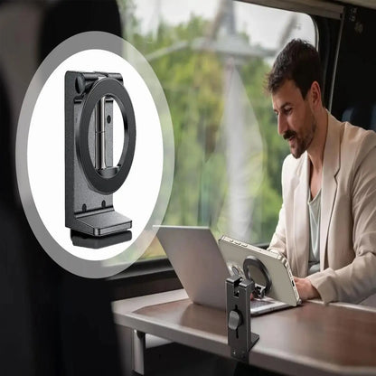 Magnetic Phone Mount Car Phone Holder Mount For Backseat Foldable Smartphones Stand For Calling Navigation GPS Video Recording