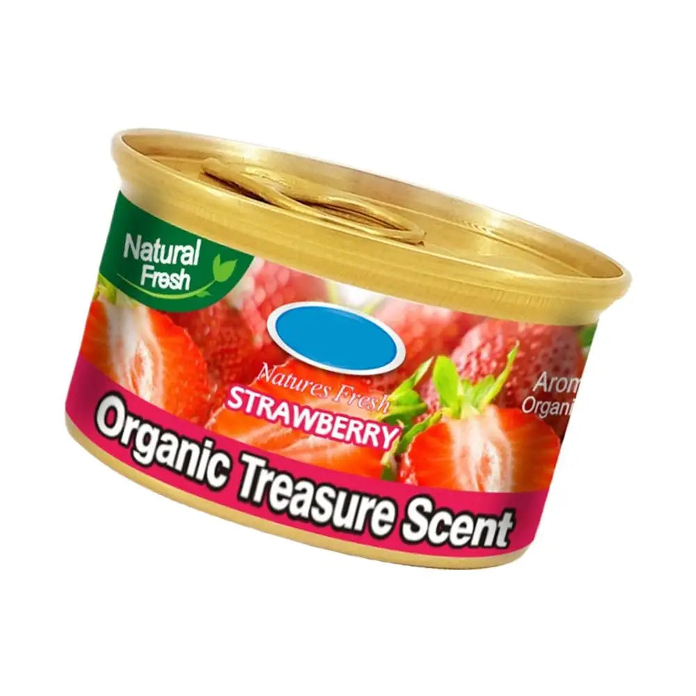 Car Air Freshener Odor Eliminator Canned Strawberry Fragrance Essential Long-Lasting Strong Aromatherapy For Car Interior Decora