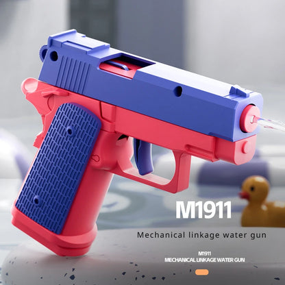 water gun 1911 shape Play Water Water Gun Manual operation running fire water gun Outdoor Water Children Festival birthday Gift