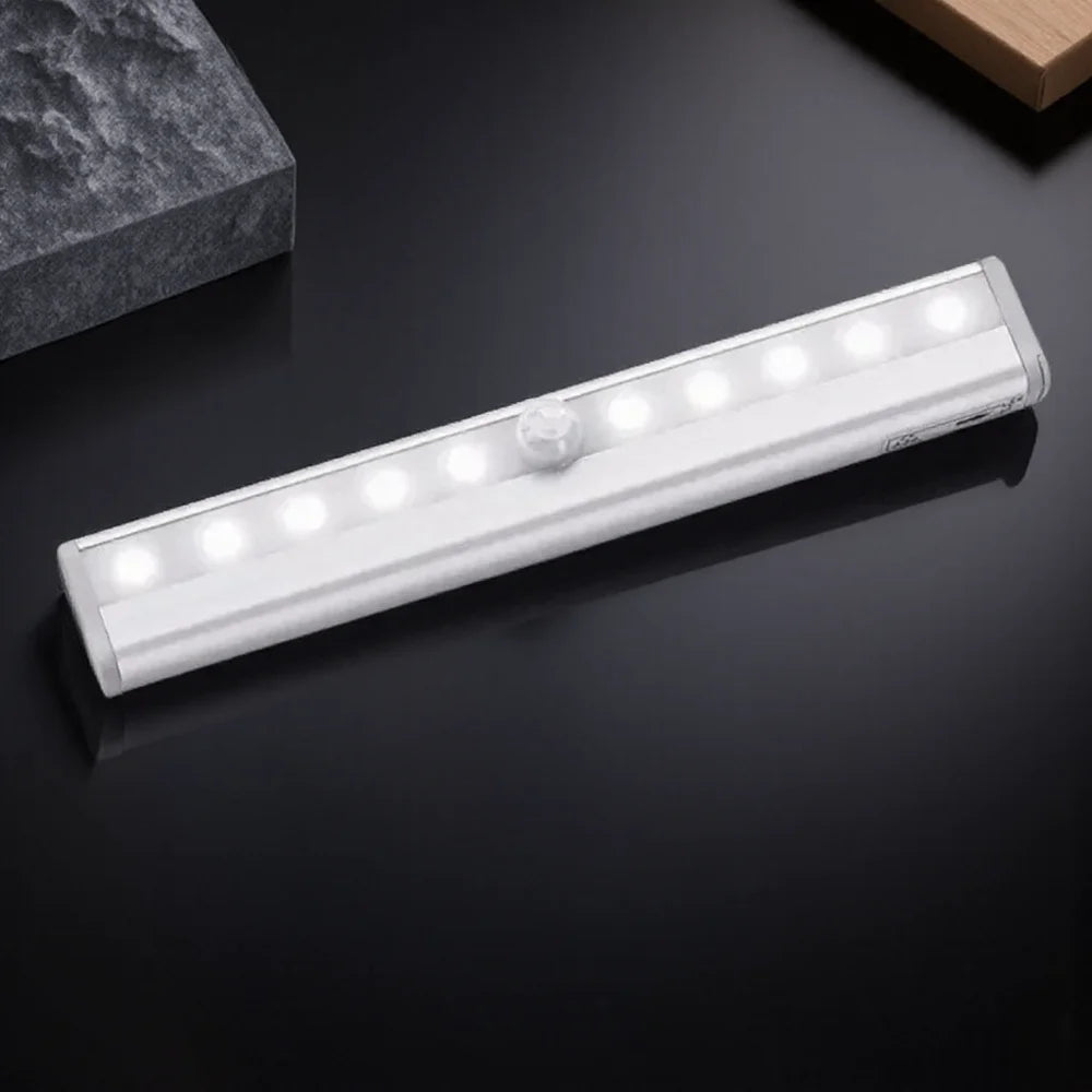 LED Under Cabinet Night Light Motion Sensor Lamp for Closet Stairs Kitchen Wardrobe Cupboard Bed Lighting Home Decor
