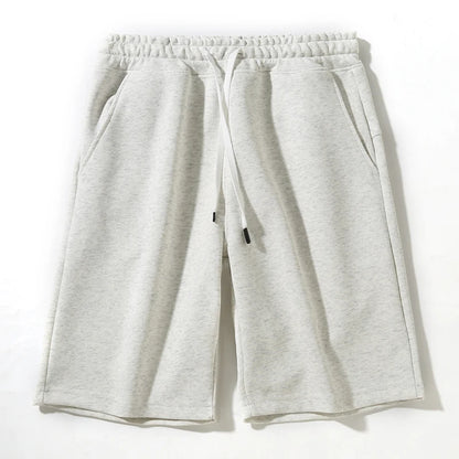 Summer Men Shorts.Drawstring Waist Gym Fitness Sweat Short.Straight Loose Workout Joggers