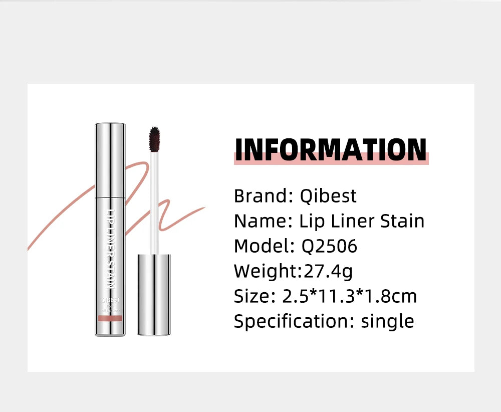 QIBEST 4 Colors Peel Off And Reveal Lip Stain Long Lasting Waterproof Pink Lip Tint Transfer Proof Natural Lip Stain Makeup