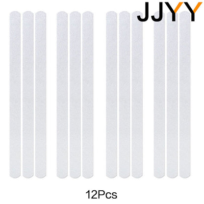 JJYY 6/12/24 Pcs Anti Slip Strips Shower Stickers Colored Non Slip Bath Safety Strips for Bathtub Shower Stairs Floor