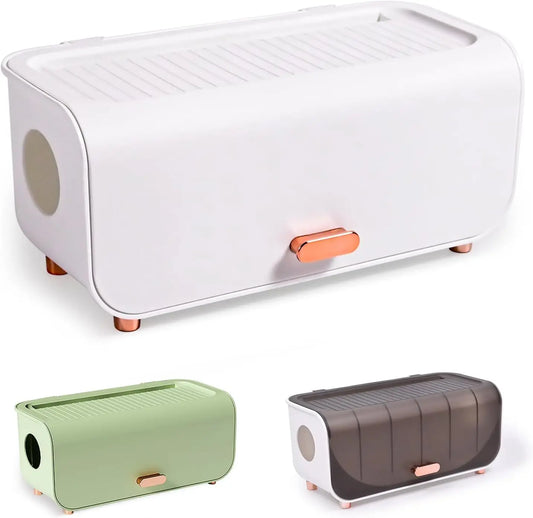 Cable/Cord Organizer Box, Cord Management Box to Hide Wires & Power Strips, Cord Hider Box, Desk Charger Cable Organizer