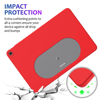 Silicone Case for Google Pixel Tablet Liquid Soft Flexible Cover Anti-Scratch Shockproof Protective Case Capa Fundas