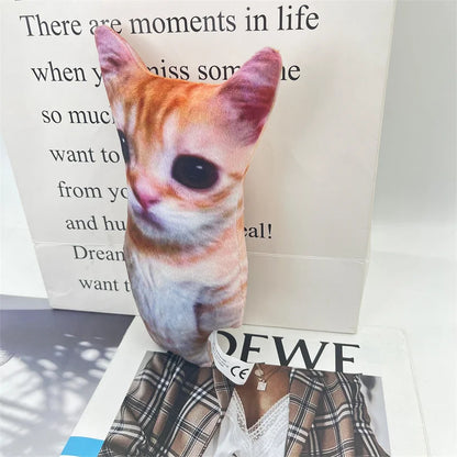 Cute El Gato Cat Plush Toys Wowwow Cat Dolls Plushies Simulation Stuffed Animals Birthday Holiday Gift Kids Collectible Toy