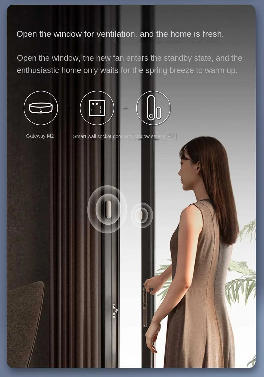 Newest Aqara Door Window Sensor P1 Zigbee 3.0 Remotely View Intelligent Linkage Smart home Devices Work With APP Homekit