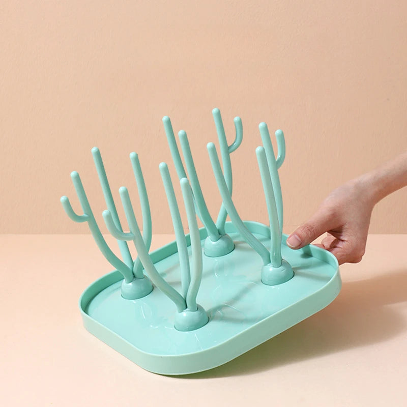 Multifunctional Bottle Dry Rack Baby Bottle Drain Drying Racks Baby Bottle Cleaning Dryer Drainer Storage Drying Rack Holders