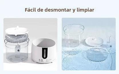 AQHH App Control Cat Water Fountain Wireless Pump Pet Water Fountain Inside Automatic Smart Fountain fuente de agua para gato