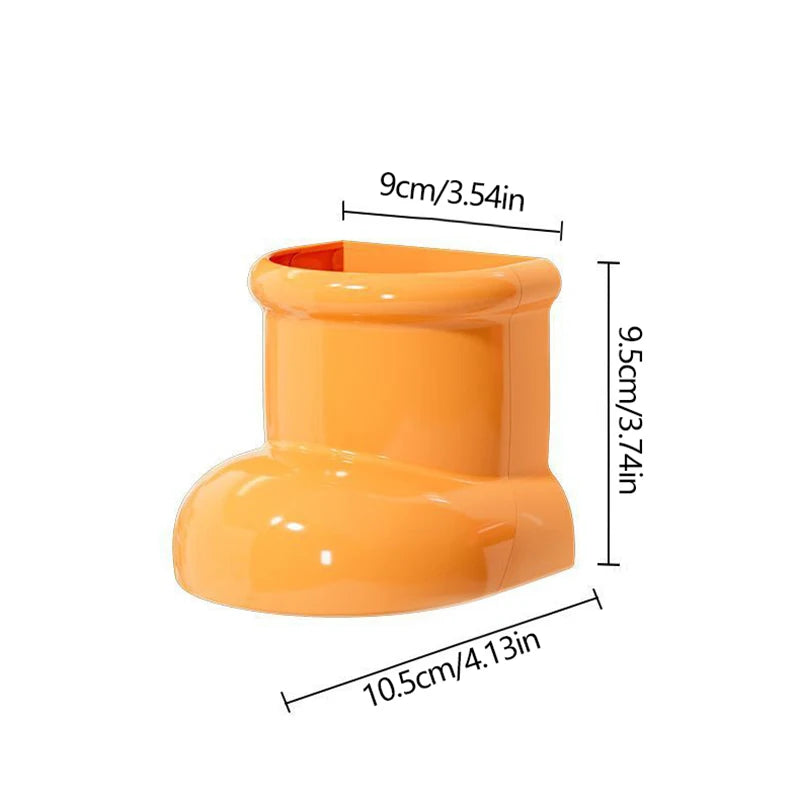 Cute Boots Magnetic Suction Fridge Wall Mounted Organizer Kitchen Decorative Organizer Basket No Punch Storage Boxes