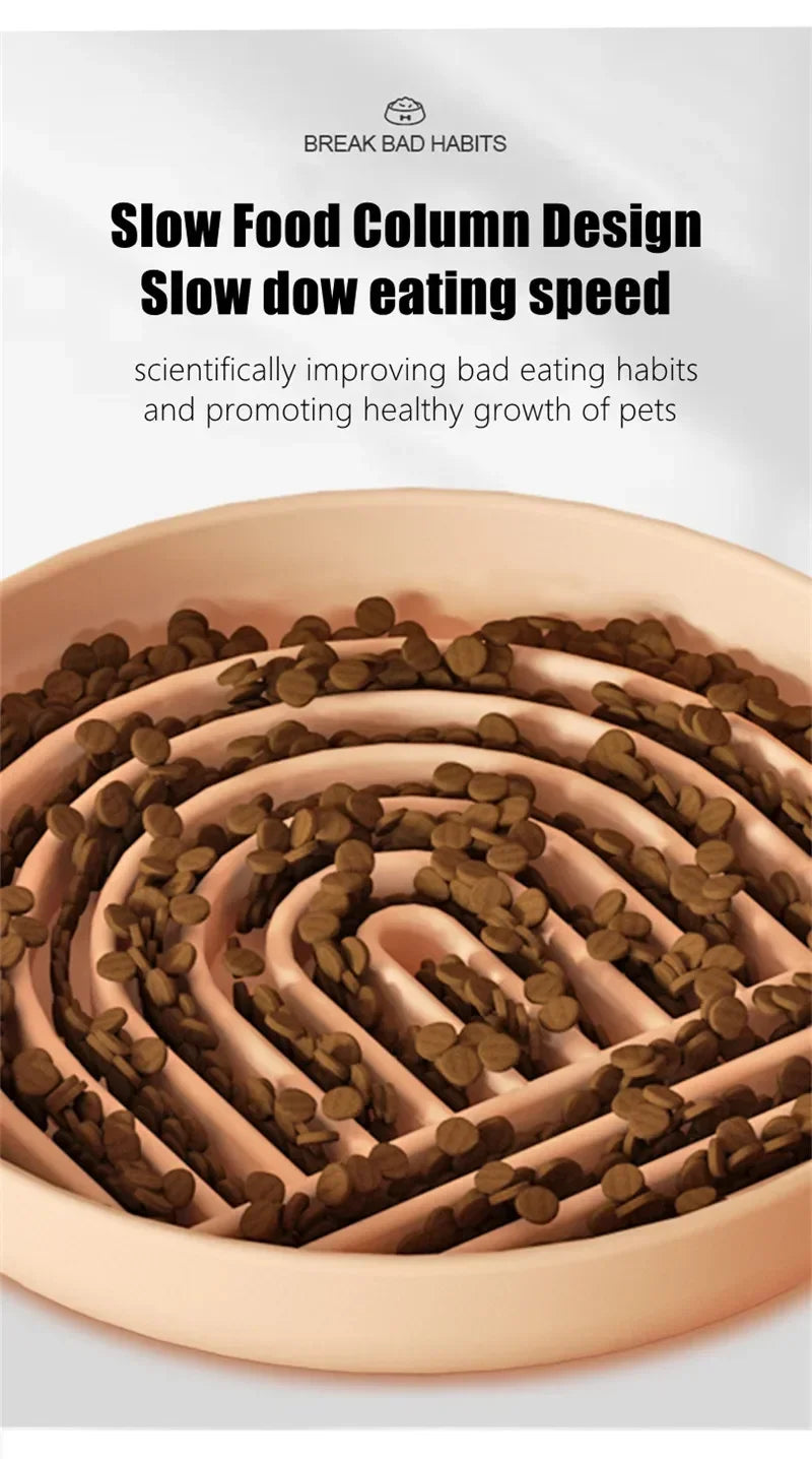 Slow Food Bowl Silicone Dog Lick Mat for Dogs Pet Slow Food Plate Non-sliping Pet Anti-choking Feeder Dog Food Bowl Pet Supplies