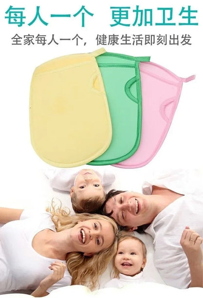 Scrubbers Exfoliating Bath Gloves Spa Towel  Dual-Sided Scrubbing Mitts for Back Care Mud Mask Sensitive Skin Toiletries