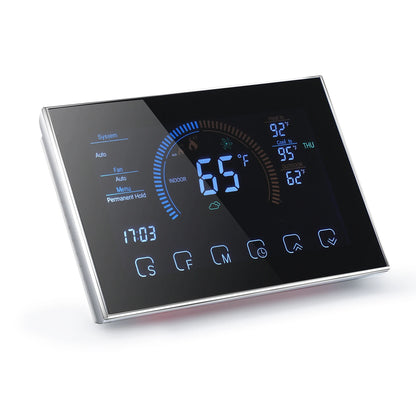 WiFi Smart Thermostat Temperature Controller Programmable Touch Control Mobile APP Voice Control Compatible with Alexa Home