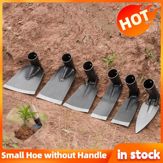 Garden Hoe for Digging Soil Agricultural Hoe Forging Weeding Small Hoe for Planting Vegetables Flowers Outdoor Farming Tools