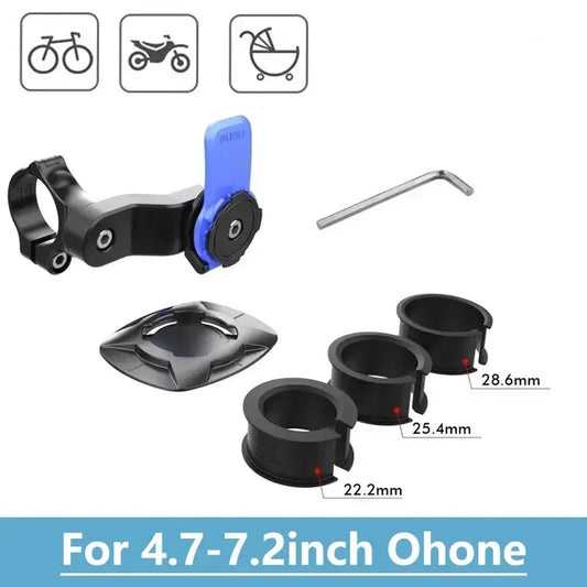 Motorcycle Phone Holder Mobile Phone Bracket Lock Shock-resistant Scooter Bike MTB Bicycle Phone Holder Phone Accessories
