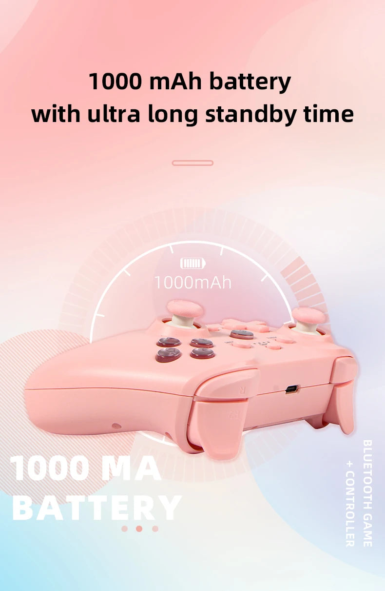 Switch gamepad  Wirelless  controller Supports Android phones/iOS/computers Win10/PS4 with dual motor vibration