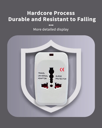 Universal Travel Adapter With 2 USB Ports Power Charger Adapter Outlet Converter Socket Plug Adaptor Connector EU UK US AU