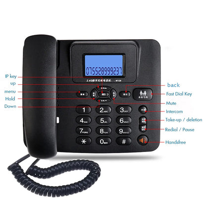 Wireless Telephone 1-4 handstes cordless Answering Machine 2.4G Corded Phone Handset office home hotel Long Range table phone